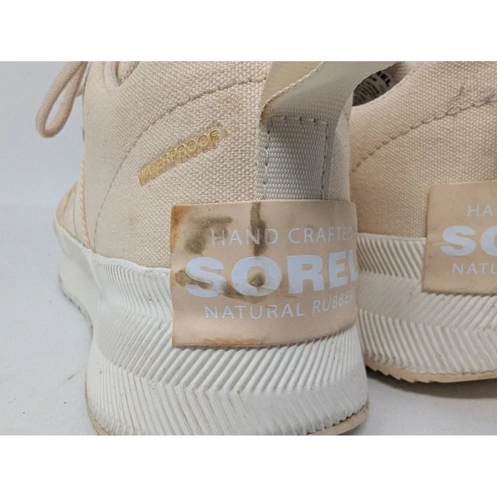 Sorel Shoes Womens Size 8 Beige Waterproof Natural Rubber Out N About NL4970